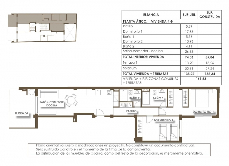 Atico en venta obra nueva en Playa del Cura Torrevieja