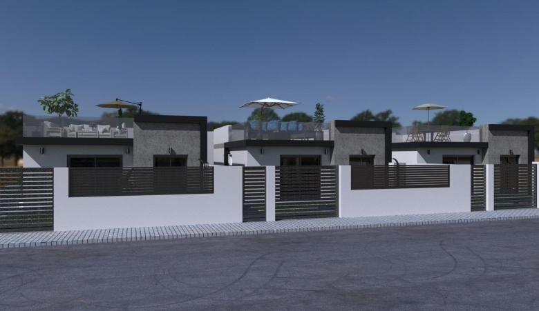 Villa de lujo de una sola planta con 3 dormitorios y piscina privada en Balsicas, Murcia