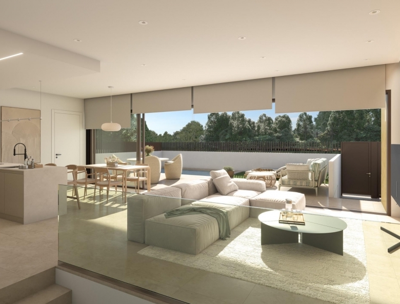 Villa en venta obra nueva con piscina en Dolores