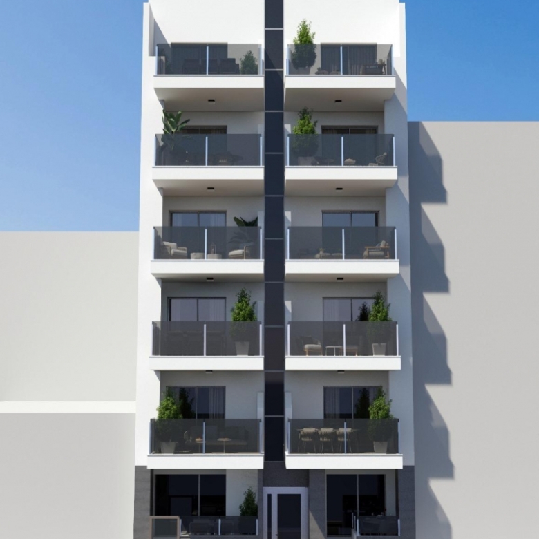 Apartamento de nueva construcción con 3 dormitorios a tan solo 150m de la playa a la venta en Torrevieja
