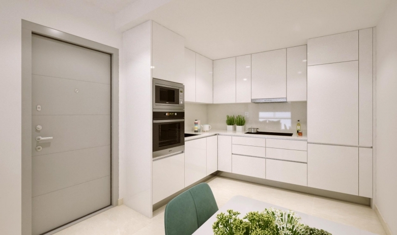 Apartamento de nueva construcción con 3 dormitorios a tan solo 150m de la playa a la venta en Torrevieja