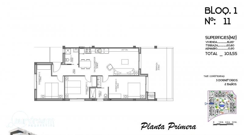 g_42244-9-9 Piso turístico en venta con piscina El Raso Guardamar