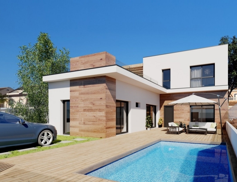 Chalet adosado de obra nueva en venta en San Javier