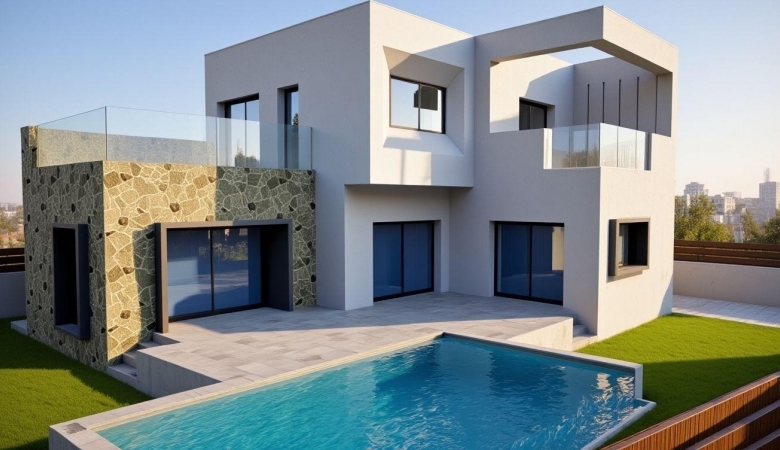 Villa nueva en venta con piscina San Miguel de Salinas