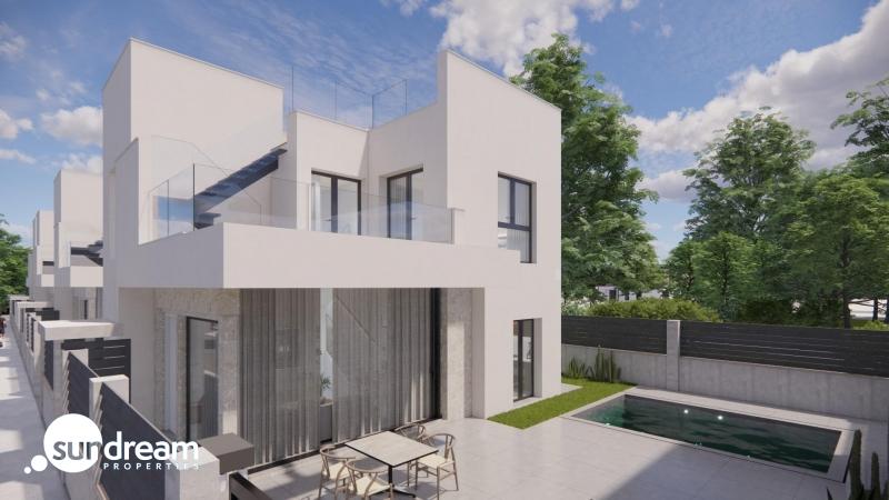 g_42554-24-33 Villa independiente de nueva construcción con 4 dormitorios y piscina privada en Los Montesinos(Alicante)