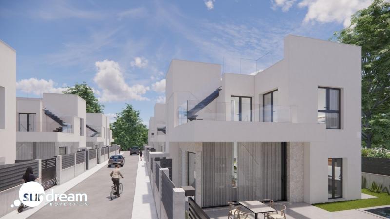 Villa independiente de nueva construcción con 4 dormitorios y piscina privada en Los Montesinos(Alicante)