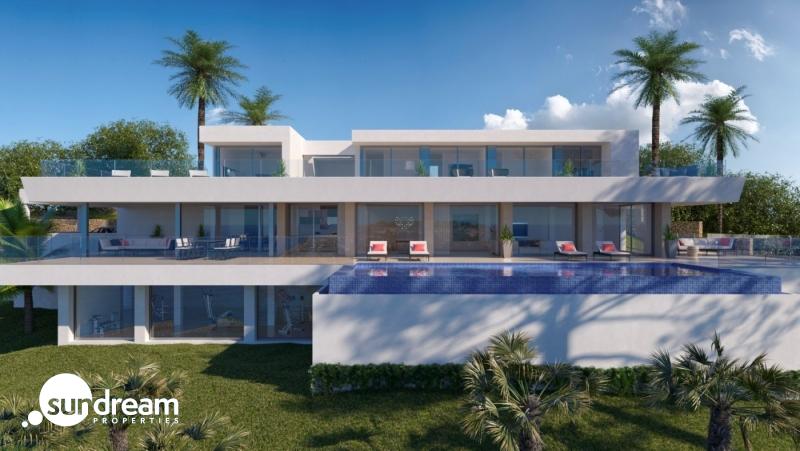 Villa de lujo con 6 dormitorios, piscina infinity y fantásticas vistas al mar en Benitachell(Alicante)