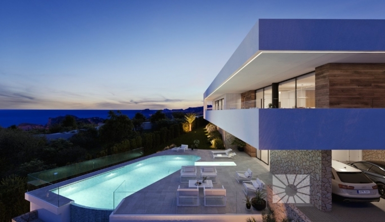 Exclusiva villa de lujo con 3 dormitorios, piscina privada y estupendas vistas al mar en Benitachell(Alicante)
