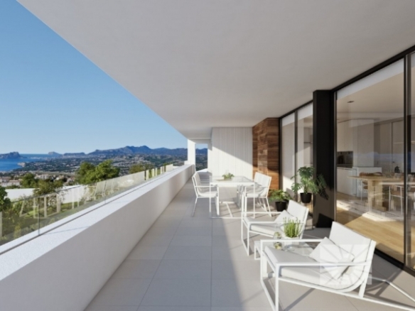 Exclusiva villa de lujo con 3 dormitorios, piscina privada y estupendas vistas al mar en Benitachell(Alicante)