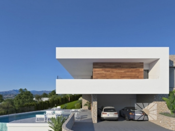 Exclusiva villa de lujo con 3 dormitorios, piscina privada y estupendas vistas al mar en Benitachell(Alicante)
