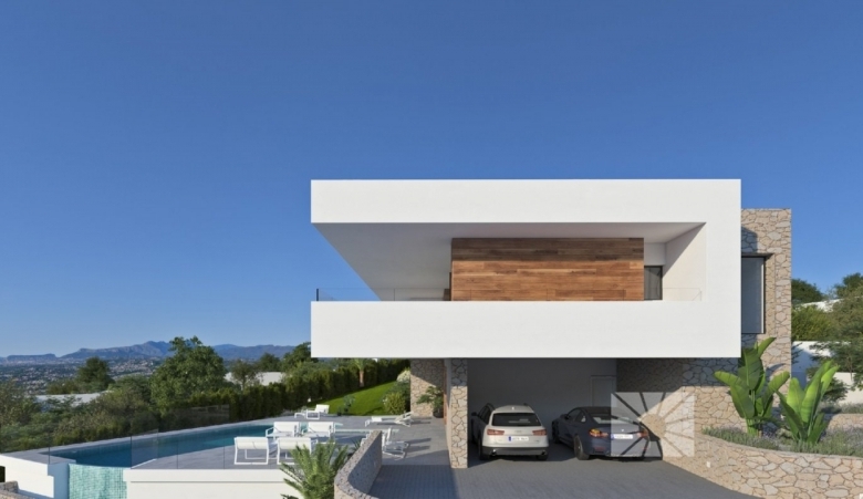 Exclusiva villa de lujo con 3 dormitorios, piscina privada y estupendas vistas al mar en Benitachell(Alicante)