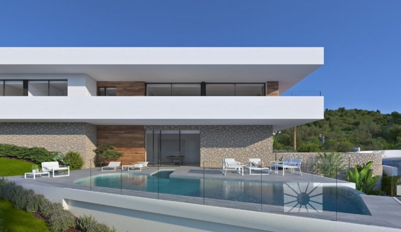 Exclusiva villa de lujo con 3 dormitorios, piscina privada y estupendas vistas al mar en Benitachell(Alicante)
