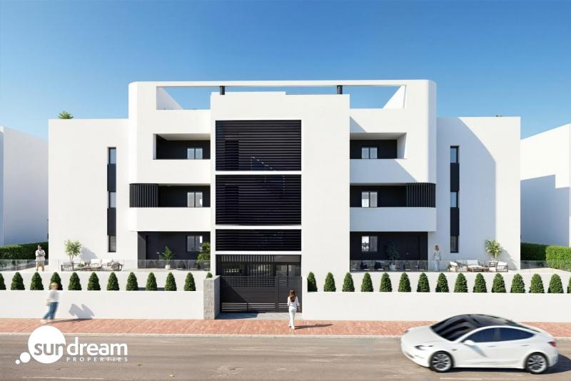 Villa de nueva construcción con 3 dormitorios y piscina privada en venta en primera linea de Golf( Los Alcázares)
