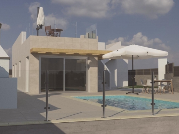 VILLA INDEPENDIENTE DE 3 DORM. DE NUEVA CONSTRUCCIÓN EN POLOP.