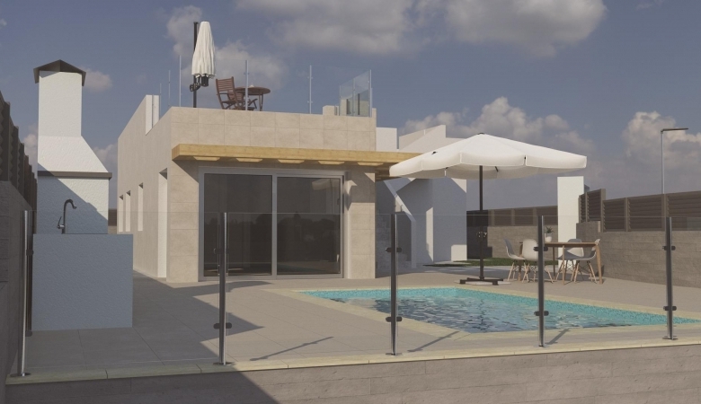 VILLA INDEPENDIENTE DE 3 DORM. DE NUEVA CONSTRUCCIÓN EN POLOP.