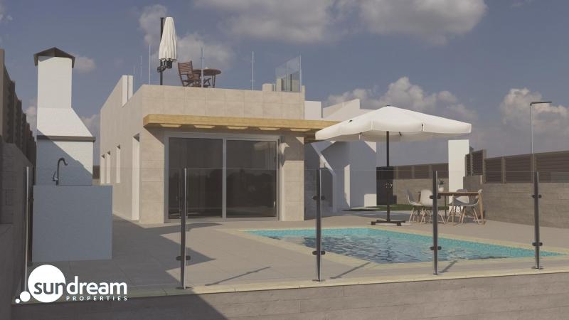 VILLA INDEPENDIENTE DE 3 DORM. DE NUEVA CONSTRUCCIÓN EN POLOP.