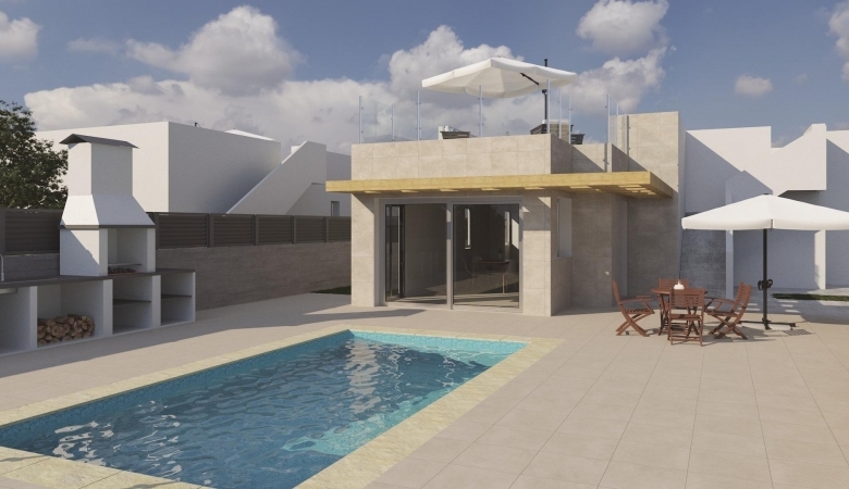 VILLA INDEPENDIENTE DE 3 DORM. DE NUEVA CONSTRUCCIÓN EN POLOP.
