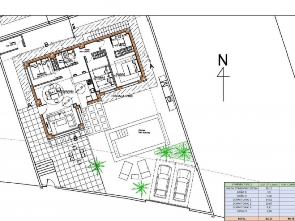VILLA INDEPENDIENTE DE 3 DORM. DE NUEVA CONSTRUCCIÓN EN POLOP.
