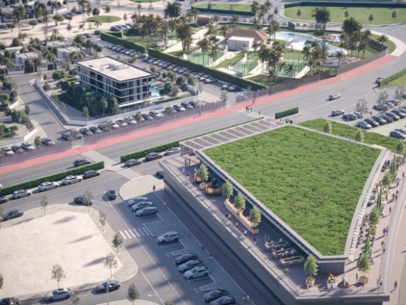 Villa pareada de nueva construcción con 2 dormitorios y  piscina privada en Torre Pacheco