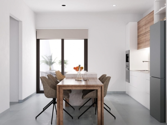 Villa pareada de nueva construcción con 2 dormitorios y  piscina privada en Torre Pacheco