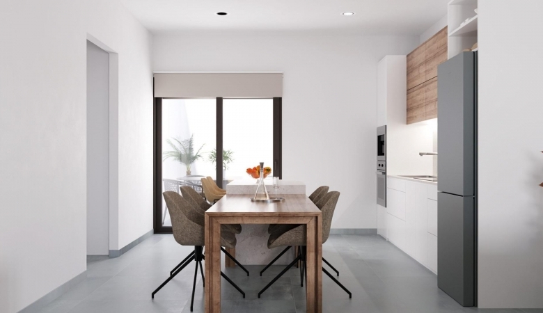 Villa pareada de nueva construcción con 2 dormitorios y  piscina privada en Torre Pacheco