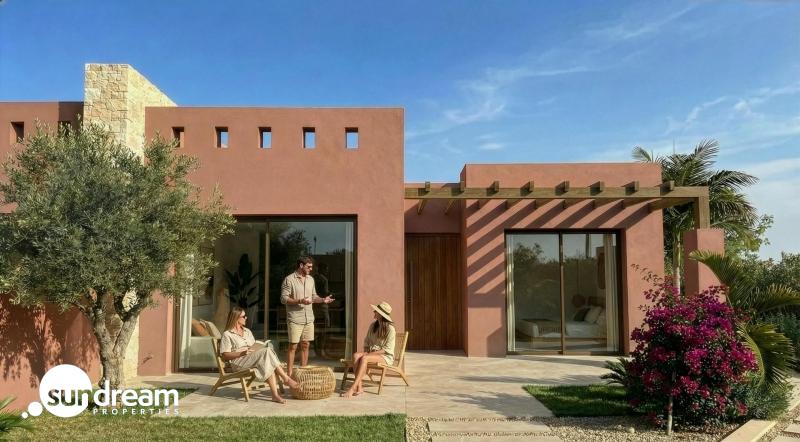 g_42759-9-1 Villa de nueva construcción semiindependiente con 2 dormitorios y piscina privada en Torre Pacheco