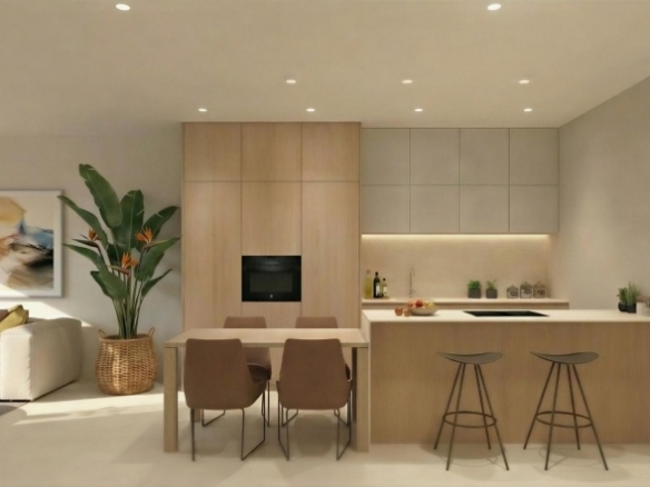 Villa de nueva construcción semiindependiente con 2 dormitorios y piscina privada en Torre Pacheco