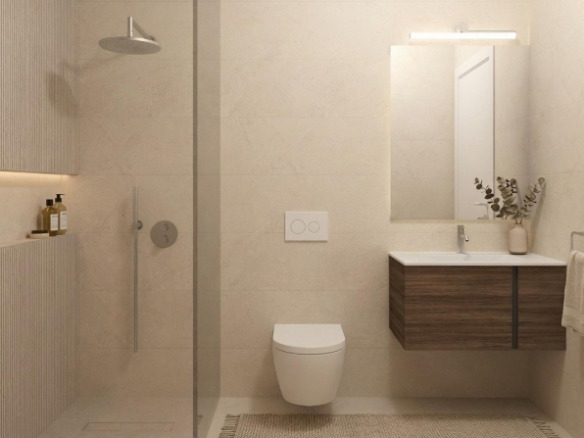 Villa de nueva construcción semiindependiente con 2 dormitorios y piscina privada en Torre Pacheco