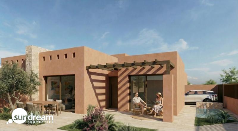 Villa de nueva construcción semiindependiente con 2 dormitorios y piscina privada en Torre Pacheco