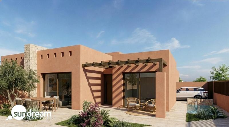 Villa de nueva construcción semiindependiente con 2 dormitorios y piscina privada en Torre Pacheco