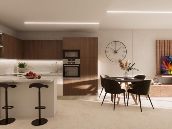 Moderno ático de nueva construcción con 3 dormitorios completamente amueblado en Guardamar