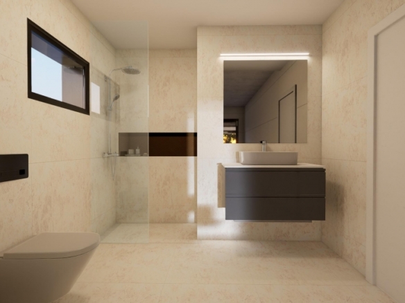Moderno ático de nueva construcción con 3 dormitorios completamente amueblado en Guardamar