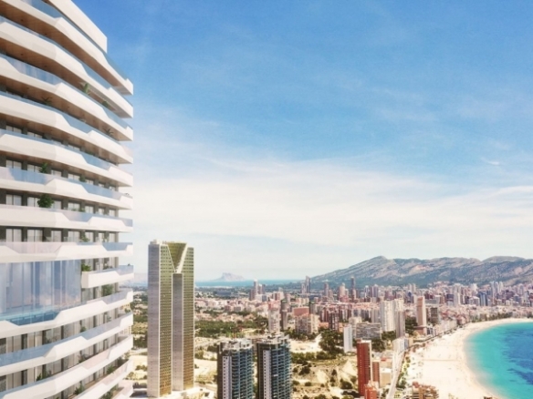 APARTAMENTO DE NUEVA CONSTRUCCIÓN DE 2 DORM EN PLAYA PONIENTE DE BENIDORM!!!
