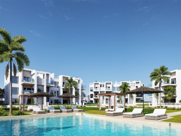 Apartamento de nueva construcción con 3 dormitorios cerca de la playa a la venta en La Serena Golf – Los Alcazares