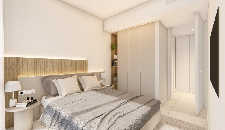 Apartamento de nueva construcción con 3 dormitorios cerca de la playa a la venta en La Serena Golf – Los Alcazares