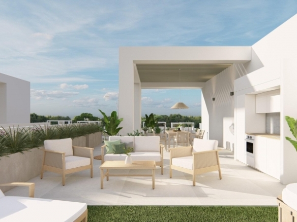 Apartamento de nueva construcción con 3 dormitorios cerca de la playa a la venta en La Serena Golf – Los Alcazares