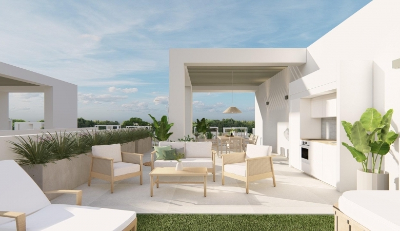 Apartamento de nueva construcción con 3 dormitorios cerca de la playa a la venta en La Serena Golf – Los Alcazares
