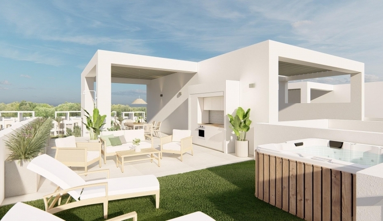 Apartamento de nueva construcción con 3 dormitorios cerca de la playa a la venta en La Serena Golf – Los Alcazares