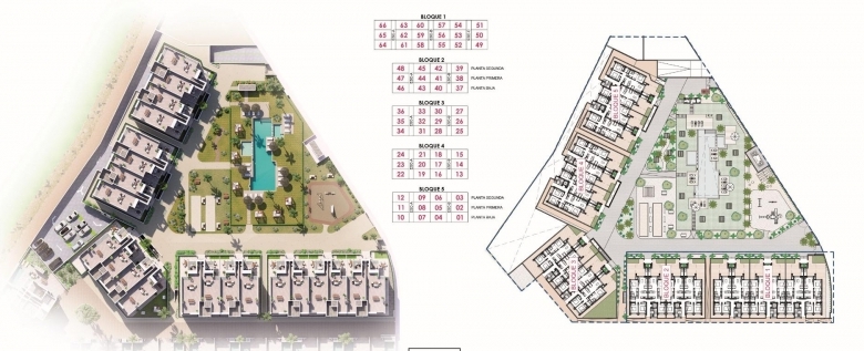 Apartamento de nueva construcción con 3 dormitorios cerca de la playa a la venta en La Serena Golf – Los Alcazares