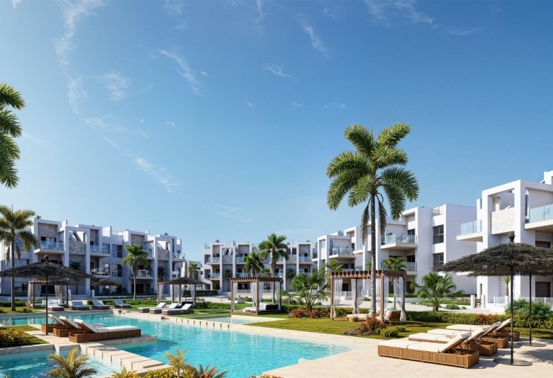 Apartamento de nueva construcción con 3 dormitorios cerca de la playa a la venta en La Serena Golf – Los Alcazares