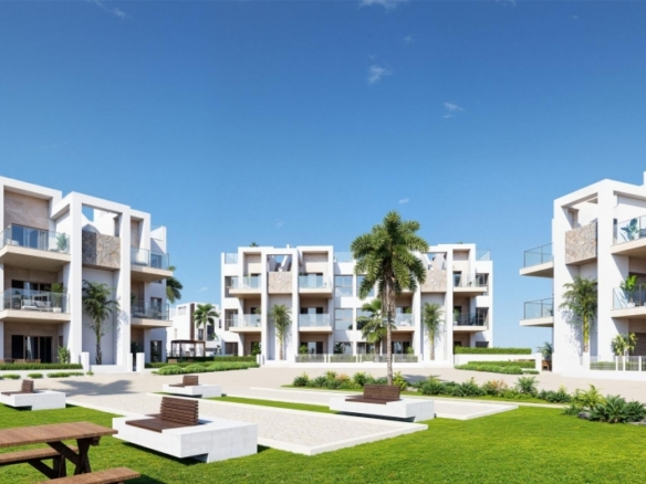 Apartamento de nueva construcción con 3 dormitorios cerca de la playa a la venta en La Serena Golf – Los Alcazares