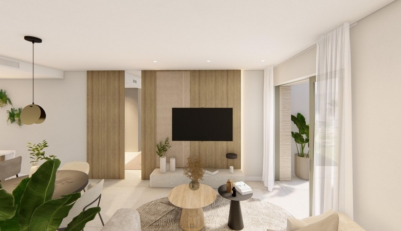 Apartamento de nueva construcción con 3 dormitorios cerca de la playa a la venta en La Serena Golf – Los Alcazares