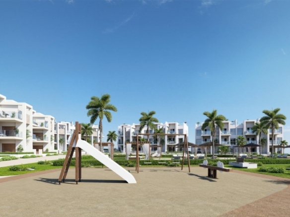 Apartamento de nueva construcción con 3 dormitorios cerca de la playa a la venta en La Serena Golf – Los Alcazares