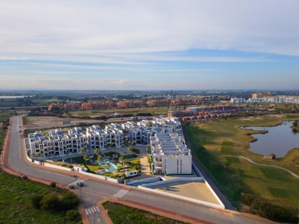 Apartamento de nueva construcción con 3 dormitorios cerca de la playa a la venta en La Serena Golf – Los Alcazares