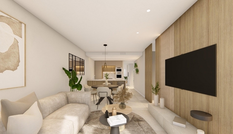 Apartamento de nueva construcción con 3 dormitorios cerca de la playa a la venta en La Serena Golf – Los Alcazares
