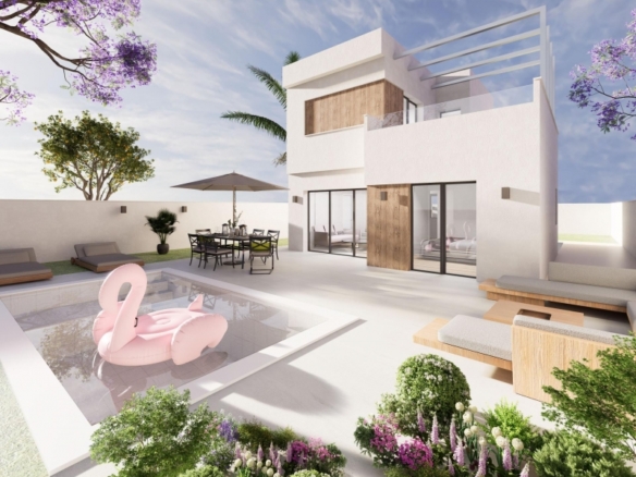 VILLAS DE OBRA NUEVA EN ROJALES
