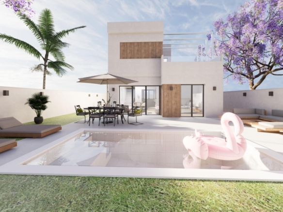 VILLAS DE OBRA NUEVA EN ROJALES
