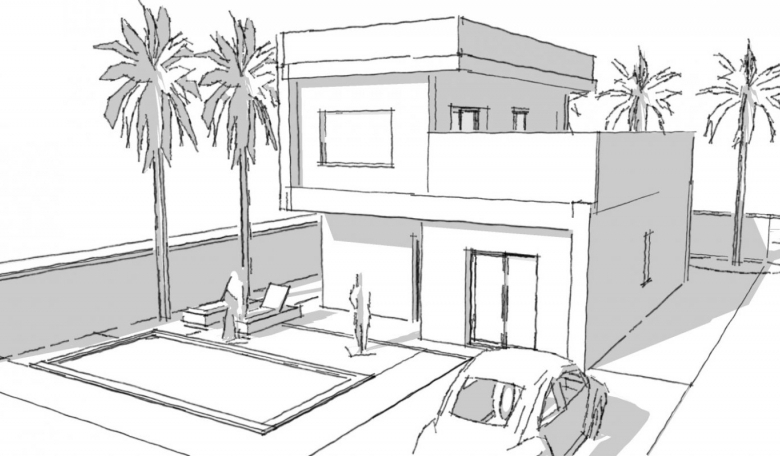 VILLAS DE OBRA NUEVA EN ROJALES