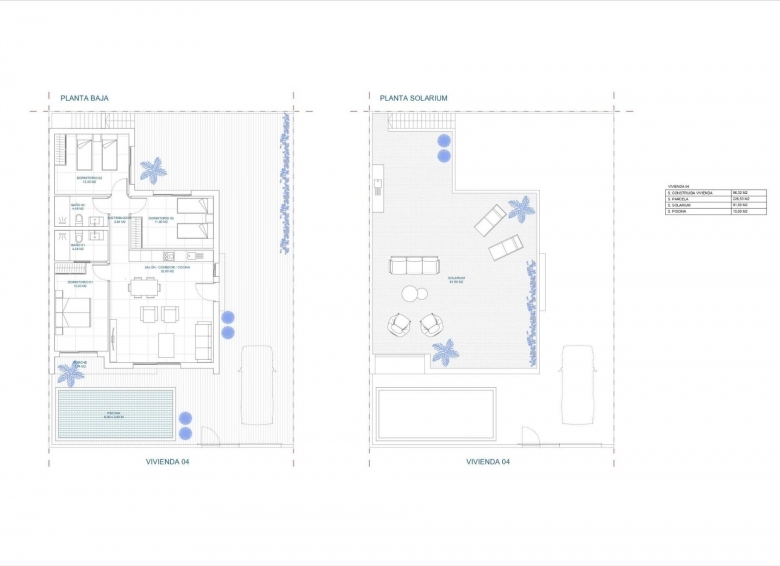 Villa de una sola planta con 3 dormitorios con piscina privada a la venta en Balsicas(Murcia)