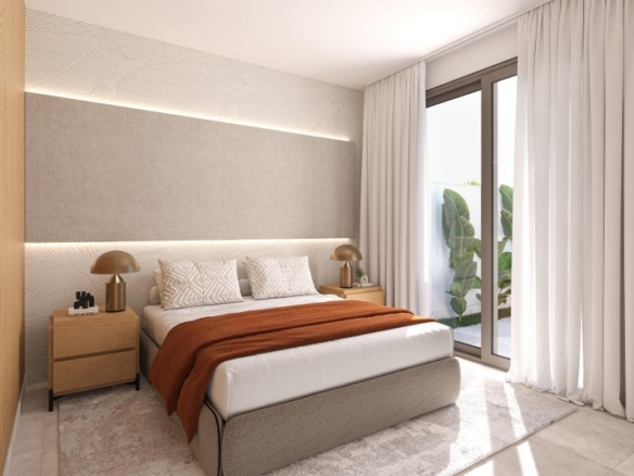 Villa de una sola planta de 3 dormitorios con piscina privada y solárium en El Jimenado, Murcia